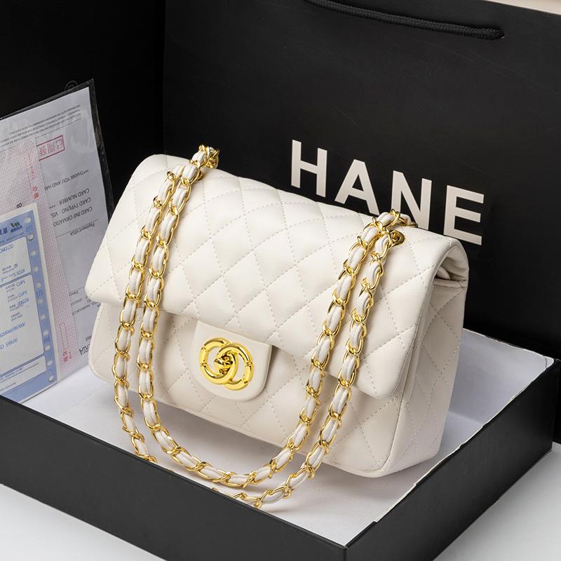 Achsel-Kettenbeutel Neuer Diamant-Schultertasche Mode vielseitige Damen-Tasche Klassische High-End-Umhängetasche