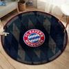 FC Bayern Munchen Round Area Rug,Carpet Rug for Living Room Bedroom Sofa Playroom Decor,Non-slip Floor Mat