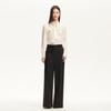 VEROMODA Women's V-Neck Bow-Tie Design Shirt