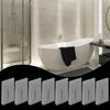 49*29*6.5mm 8pcs Toilet Shims High-quality Soft Plastic Stackable White