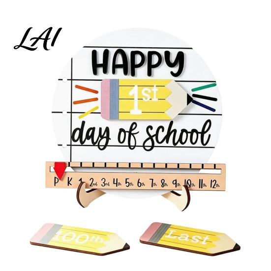 Chalkboard Sign for First Day of School Sign Reusable Wooden Milestone Board Board Kids Back to Photography Prop Kindergarten And Elementary