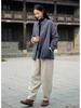 Winter Retro Chinese Cotton-Linen Women’s Coat - Solid Color, Stand Collar, Frog Button, Thickened Warm Jacket