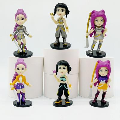 Anime K Pop Devil Hunter Doll Vinyl Toy Rumi Mira Zoi Character Figure PVC Collectibles Desktop Decoration Model Doll Toys