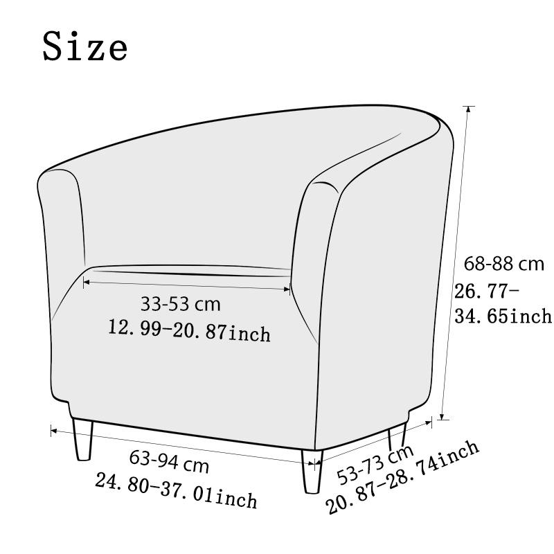 1 pz Copridivano Club Elasticizzato in Pile Polare Monocolore Copridivano a Forma di Barile Copridivano Protettore per Mobili Copridivano Jacquard