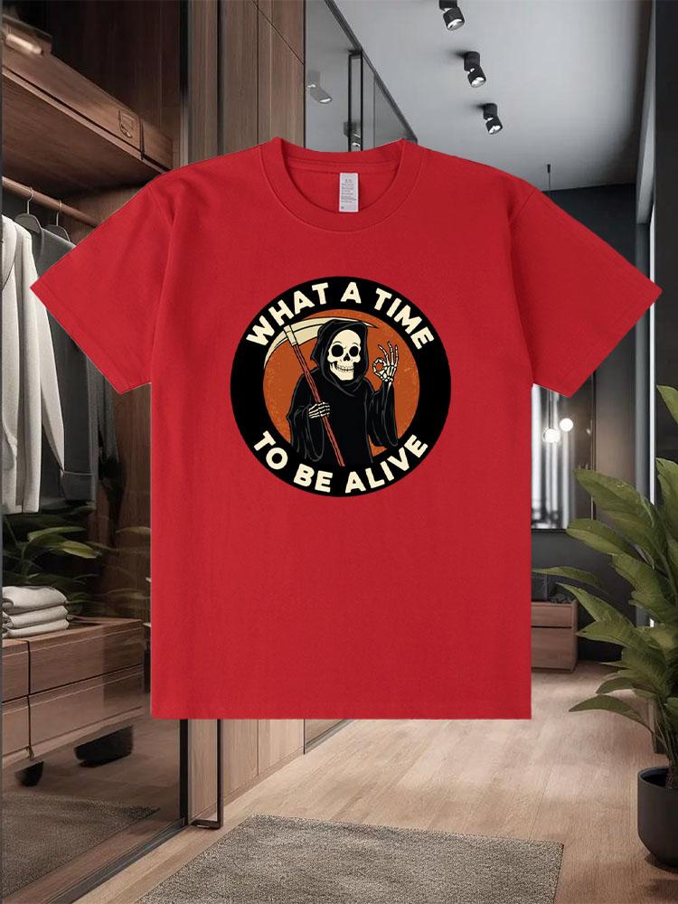 2025 Léto Nové 100% Čistá Bavlna Pánská Trička Módní Design