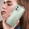 For Motorola Moto G54 5G Case Clear Phone Cover with Electroplating Buttons (Big Rear Lens Hole)