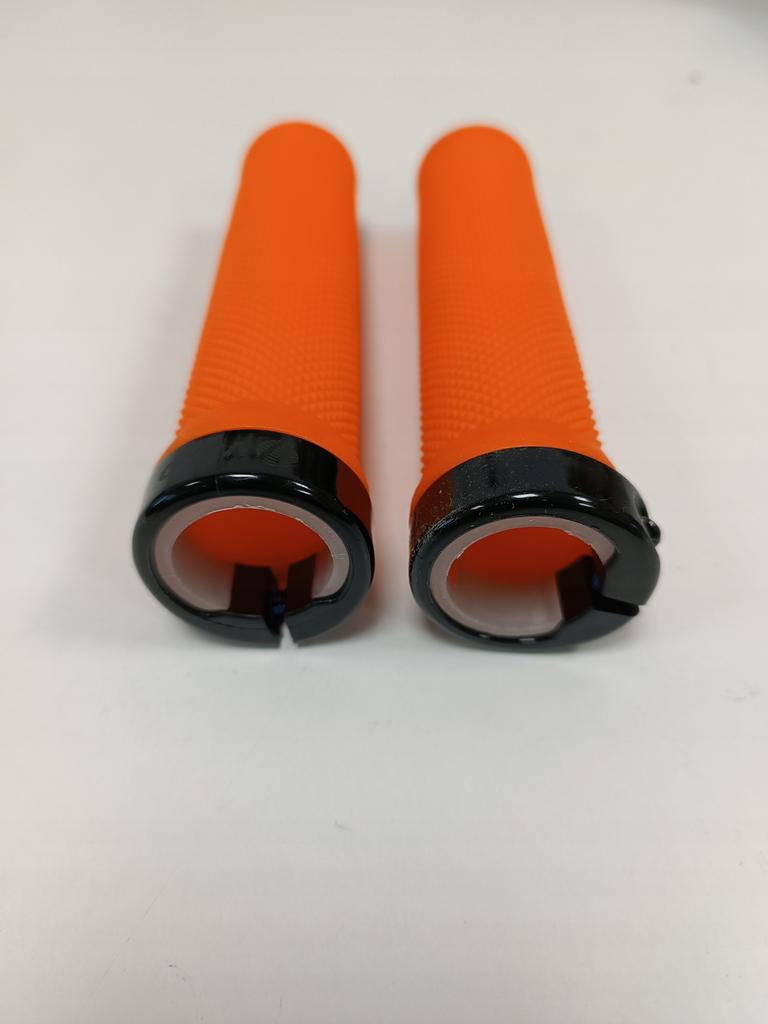 Bike Grips Griff Velo Vlg 132 Mm Lock-On Orange Rubber