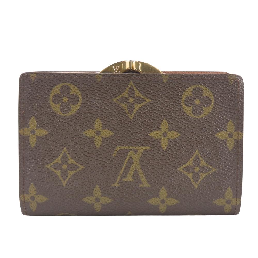 Used LOUIS VUITTON Bifold Wallet Portonet Bie Vienova M61663 Monogram Brown Gamaguchi