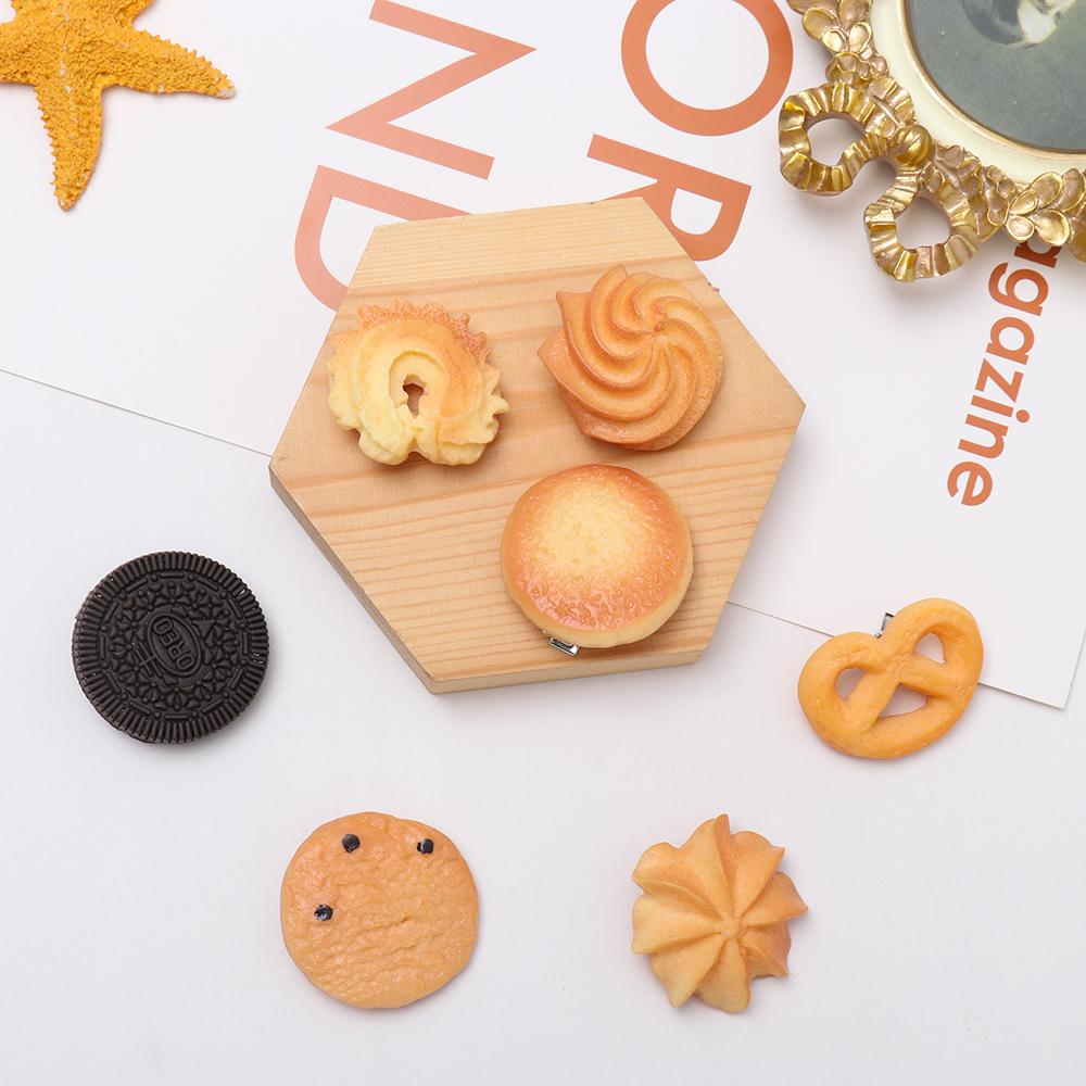 

Закуска Челка Боковая заколка Женщины Девушки Аксессуары для волос Бисквит Заколка для волос Вечеринка Принадлежности Печенье Шпилька