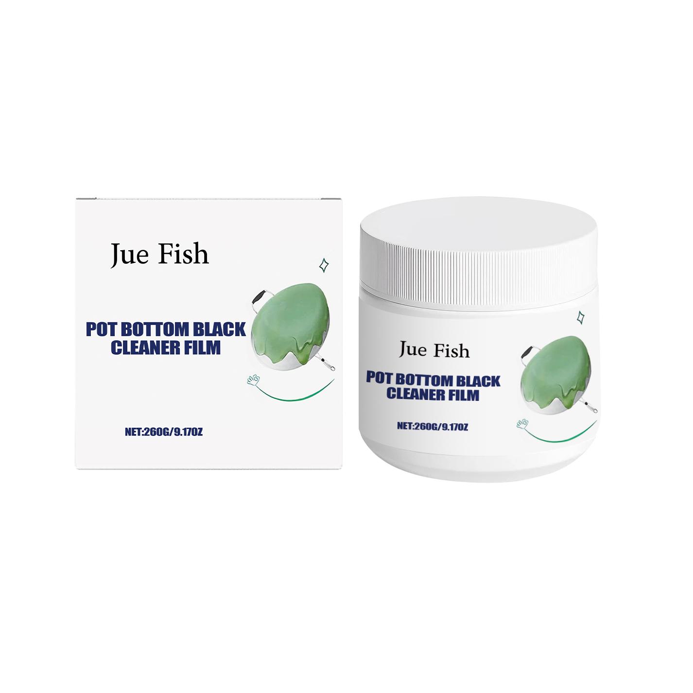 Jue Fish Black bottom cleaning paste Household kitchen cleaning paste for removing rust and black grime from pot bottoms 260g