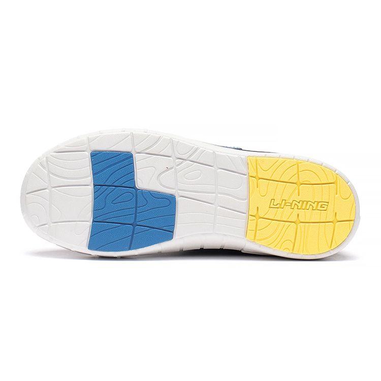 Li Ning Youth  Childrens Smoke Scene Comfortable Casual Sports High-Top Sneakers Kids Sneakers Black YKCS124-1