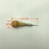 Handmade Badminton Racket Stringing Tool Wooden Handle Press Hole Pulling Hook Practical DIY Badminton Equipment Stringing Kit
