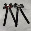 Cross Decorative Bow Skull Side Clip Y2K Hair Accessories Dark Ponytail Braid Hair Clip  Party