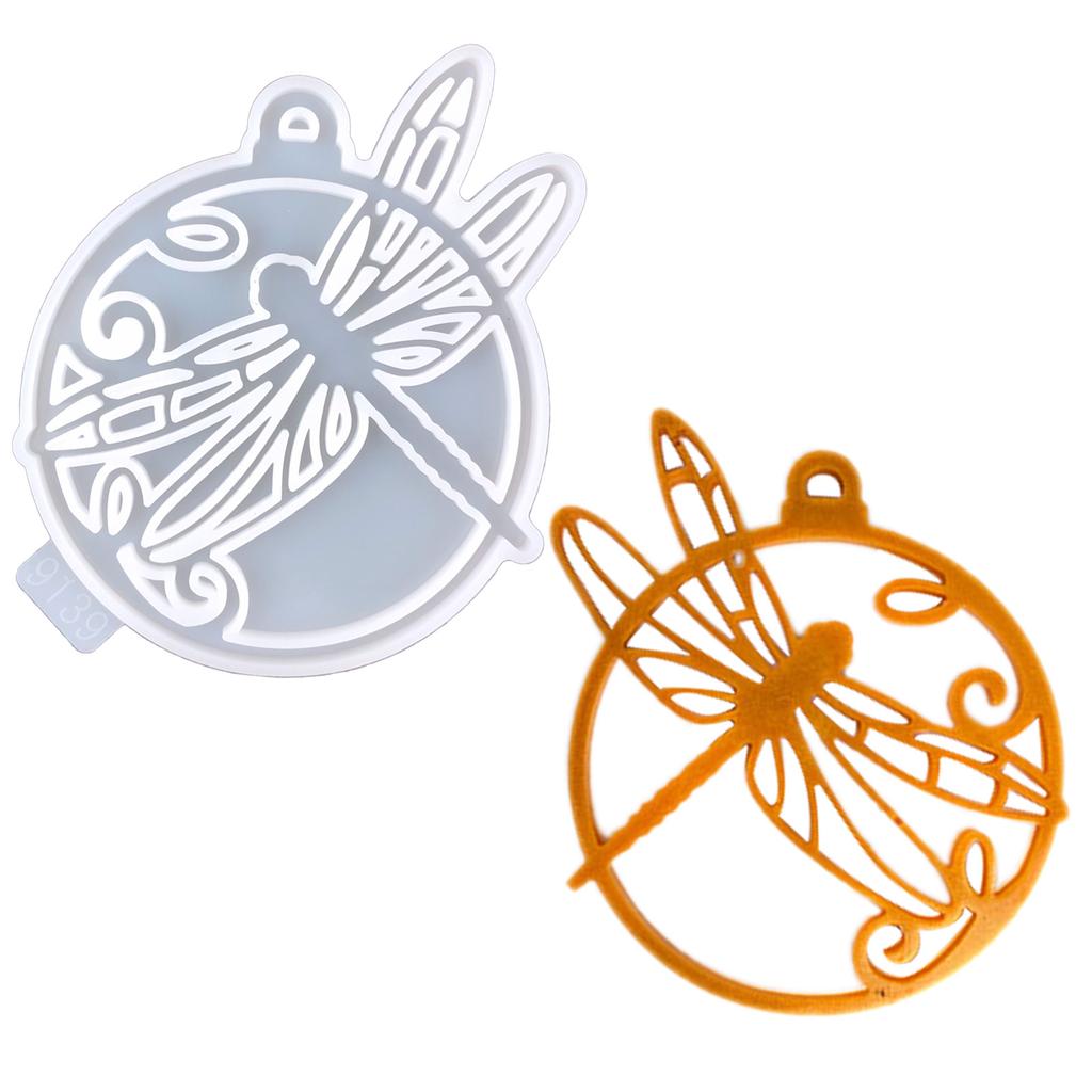 Photo Frame Pendant Silicone Mold Christmas Tree Butterfly Mold Epoxy Resin Moon Base Bracket Mold Suitable for Crafts