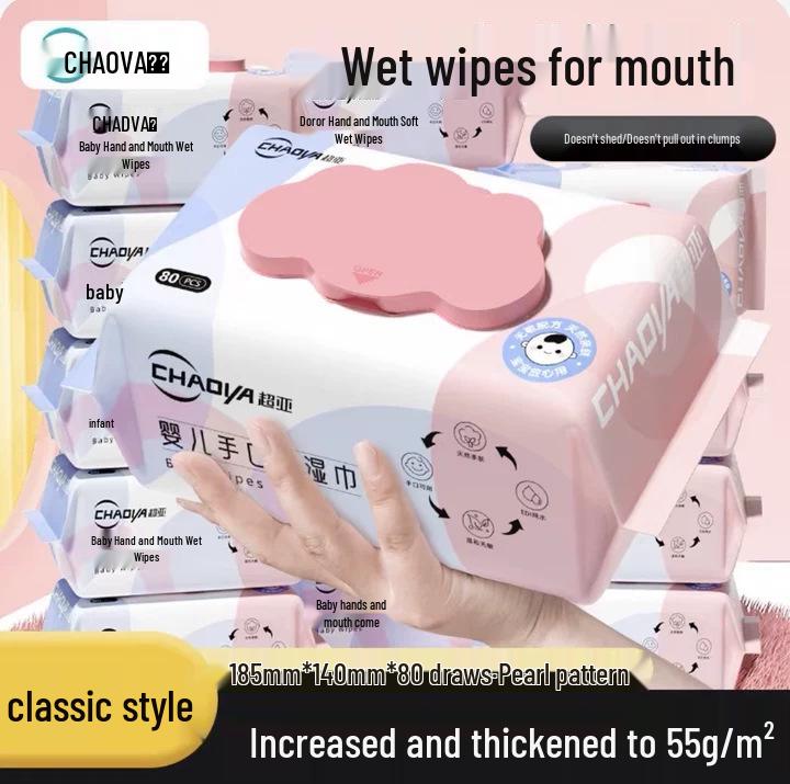 Super Soft Baby Wipes: Gentle for Hands, Mouth, and Bottom – Ideal for Newborns, Infants, and Toddlers, Economical Home Pack