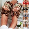 Elegant Women Slip On Sandals Bow Flat Mule Espadrille Shoes Summer Sliders
