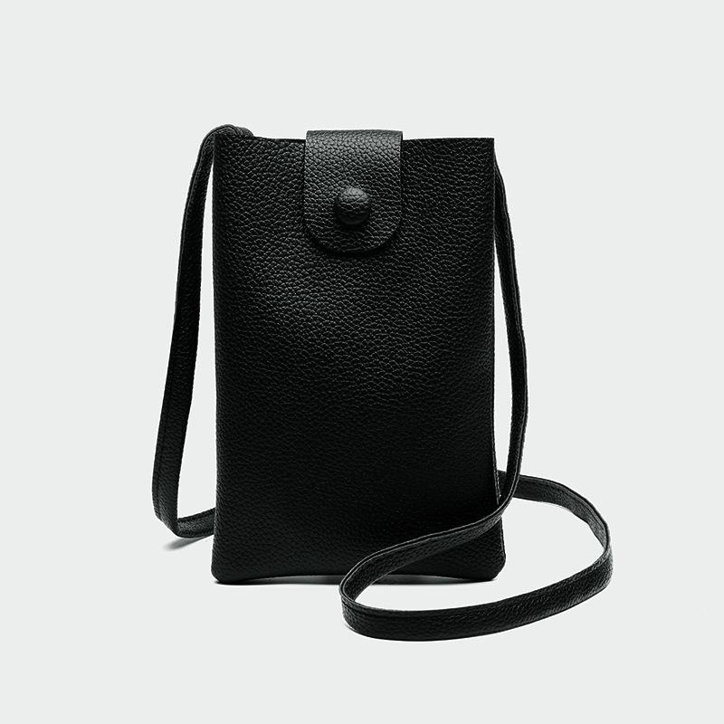 Casual Woman Mobile Phone Bag Crossbody Solid Small Shoulder Bag Hasp Summer Designer Bag Ladies Clutch Bags and Purses
