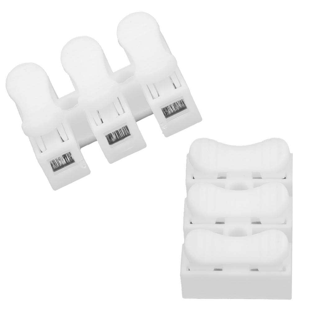 200Pcs Quick Connector Cable Clamp Terminal Block Wire Press Spring Industrial Supplies