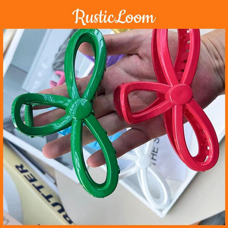 Ins Style Hair Clip With High Capacity And Elegant Bow Design