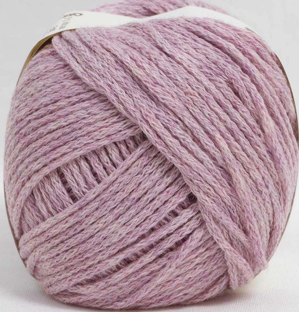 Hamanaka Pomme Lily Medium 506 2428 Sets Fruit-Dyed Yarn, Weight, Col. Grape, 25g, Approx. 78m, 5-Ball Set,