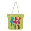 Multifunctional Rhythmic Gymnastics  Printed Thick Rope Shoulder Beach Bag 7580