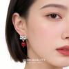 Cute Lion Dance Guochao New Chinese Design Hand Painted New Earrings Earrings Jewelry Supply Chain