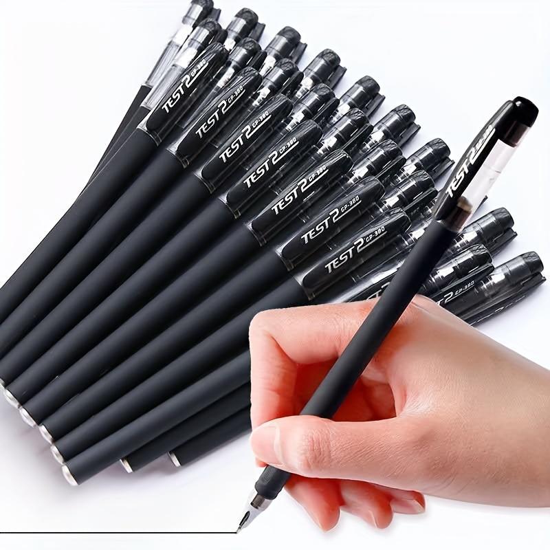 26pcs Gel Pen Set - 0.5mm Fine Point, Assorted Colors (Black/Blue/Red), Ideal for School & Office Supplies