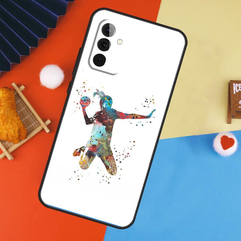 

Stylish Playing Handball Cover For Samsung Galaxy A15 A25 A35 A55 A52 A32 A12 A14 A34 A54 A51 A71 A53 A33 A13 Case Samsung A33 5G