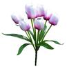 9 Heads Artificial Tulip Bouquet DIY Flower Floral Arrangement Flower Bouquet Realistic Artificial Flowers