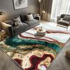 Luxury Marble Large Rugs for Living Room Decoration Sofa Black Gold Abstract Carpet Lounge Coffee Tables Soft Floor Mat Non-slip