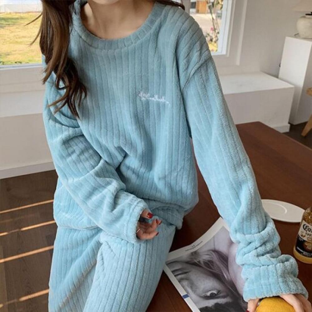 Navava Women Microfiber Long Sleeve Pajama Set Nt3131