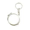 Easy To Clean Metal Keyring Cosmetic Mirror for Travel Office and Daily Activities Featuring Sturdy Construction