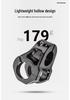 EVOSID Manubrio Riser in Alluminio Leggero Calibro 31.8 per Mountain Bike Modifica Off-Road