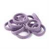 Solid Colors Seamless No Crease 4cm Hair Tie Elastic Nylon Ponytail Holders Fabric Hair Ropes Accessories for Toddlers Women