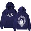 Singer Rosalia Lux Tour Print Hoodie Men Women Fashion Pullover Long Sleeves Oversized Vintage Loose Sweatshirts