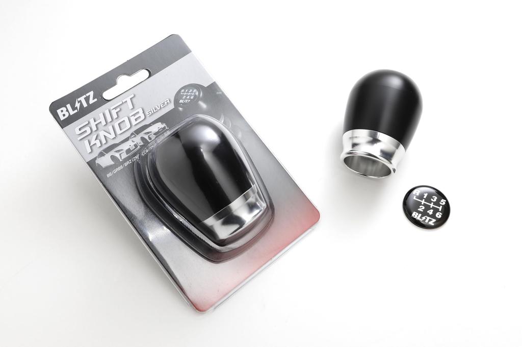 BLITZ Shift Knob, Silver, 14003, for GR86, 86, BRZ, ZN6, ZN8, ZC6, and ZD8 Manual Transmission Vehicles