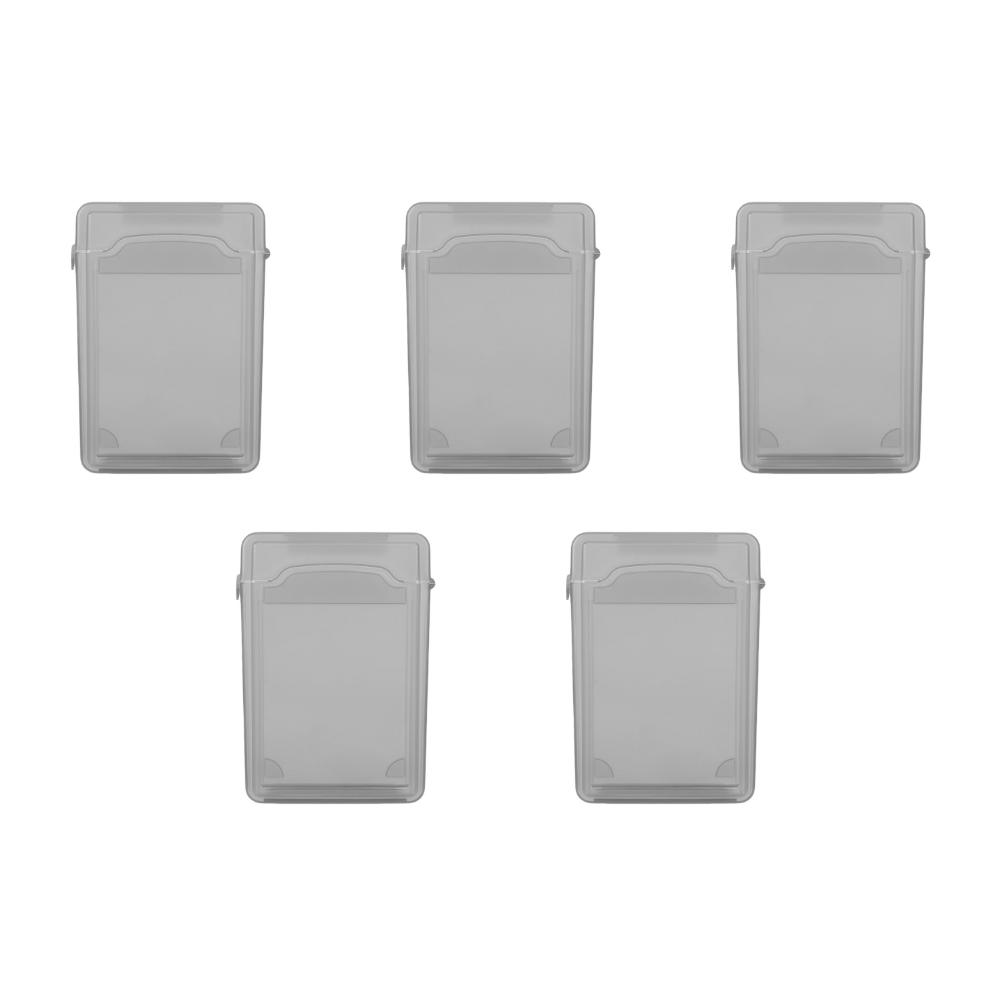 Caixa de Armazenamento para Disco Rígido IDE SATA de 3,5 Polegadas Capa de Plástico à Prova de Choque para Disco Rígido Externo Caixa de Armazenamento Multicolorida