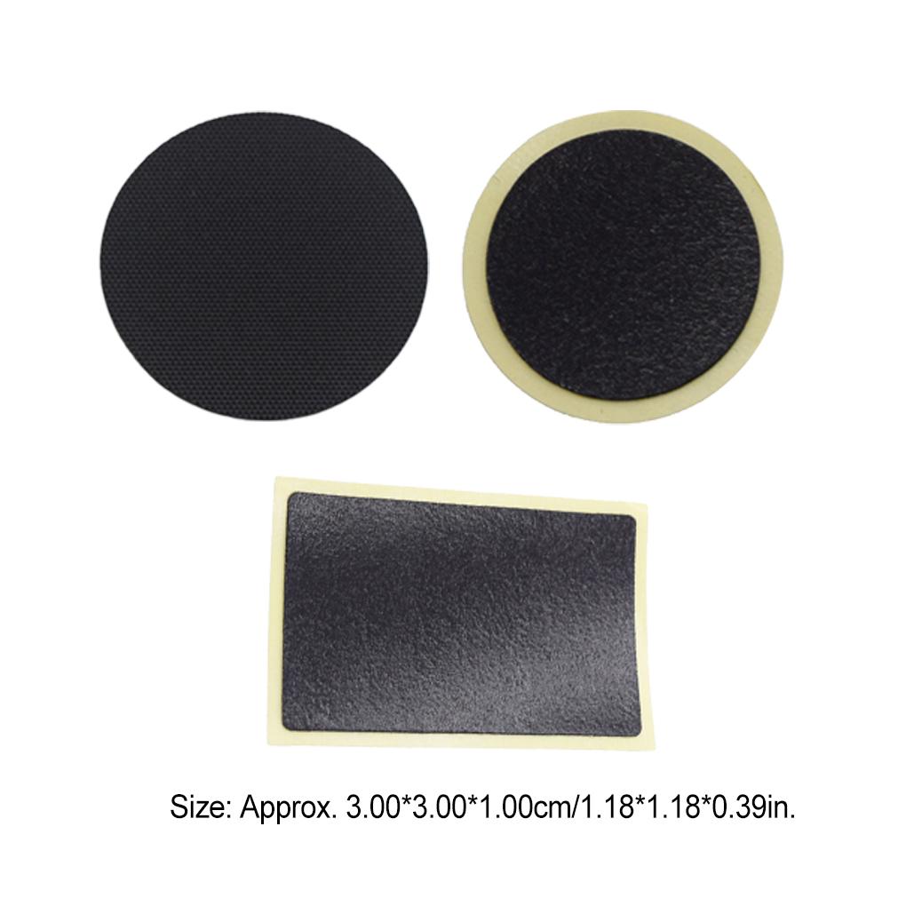 10 Sztuk Łatek na Przebicia Łatki do Opon Samoprzylepne Bez Kleju Zestaw Naprawczy Akcesoria do Rowerów Górskich Motocykli Odporne na Zużycie