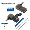 PD100W Type-C to DC Plug Converter USB C to Laptop Charging Adapter Power Charger Connector Tip for Lenovo Asus HP Dell Samsung