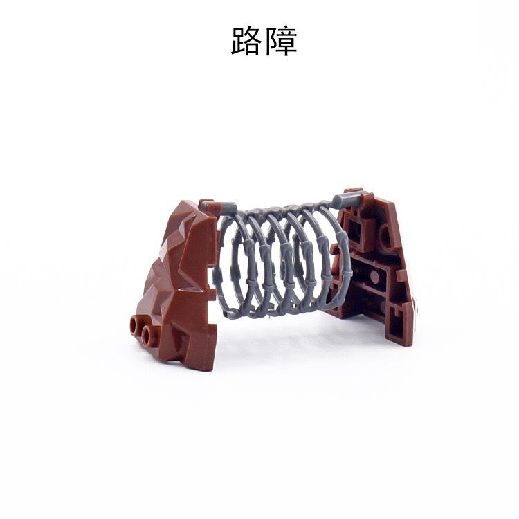 Doll Scene With Anti-Aircraft Maxine Anti-Aircraft Heavy Machine Gun Mortar Assembly Building Block