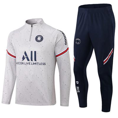 Paris Neymar Football Training Suit Autumn And Winter Long-Sleeved Appearance Suit Breathable And Quick-Drying Suit Team
