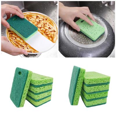 Pack Of 5/10 Kitchen Dish Sponge Stain Remover For Kitchen Cleaning Double Sided High Absorbency And Easy To Use