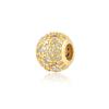 New Gold Plated Star Heart Charm Beads Pendant For Snake Bracelet Necklace DIY Jewelry Making Women Gift Sparkling