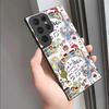 Graffiti Girl Eiffel Tower Samsung s25Ultra Phone Case Illustration S24fe Glass Case S23 Protective Case