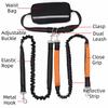 Anti-Tangle Double Dog Leash with Pouch Reflective Stitching Twin Lead for 2 Dogs  Pet Training