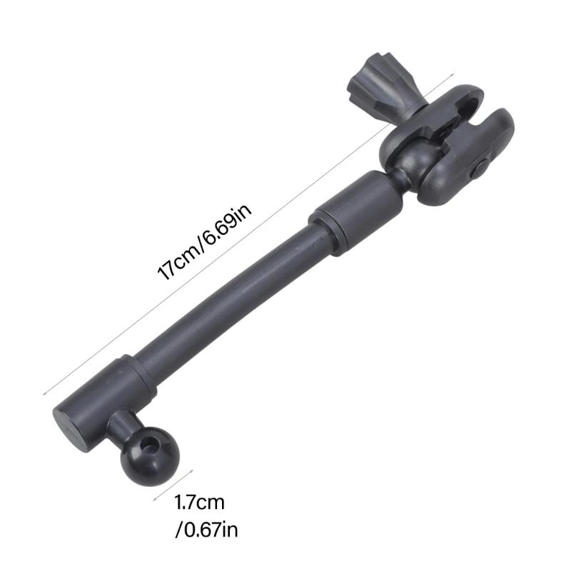 17mm Ball Mount Extension Adapter, 360 Rotation Extension Rod for Car Air Vent Dashboards 17mm Phone Holder