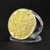 Mayan Calendar Commemorative Medal, Gold-plated Coin, Cultural Totem, Aztec Civilization Commemorative Coin, Creative Coin