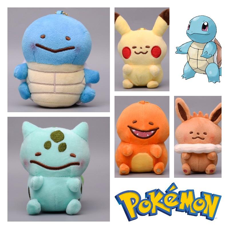 Bulbasaur Squirtle Pikachu Charmander Eevee Pluszowa Zawieszka Brelok