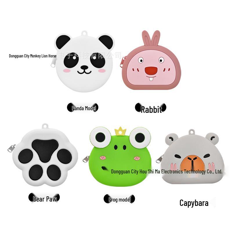 Cartoon Silicone Coin Purse for Girls - Cute Mini Bag for Children