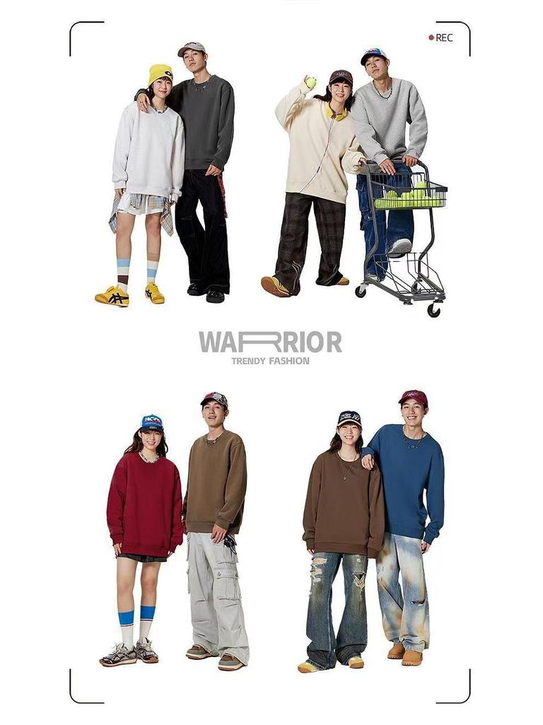 Men's 2024 Winter Thick Lambswool Hoodie - Round Neck, Solid Color, Long Sleeve, Velvet-Enhanced Warm Fleece.